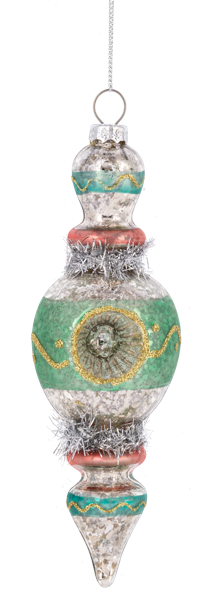 Vintage Witch Eye Drop Ornament