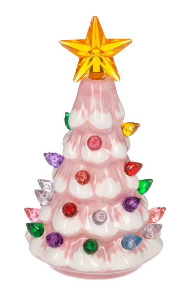 LED Light Up Retro Tree Mini Shimmer