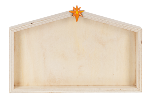 Nativity Scene w/Creche Set
