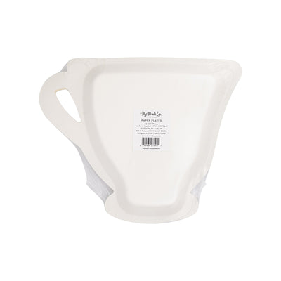 My Mind’s Eye - PLTEA41 - Tea Party Cup Shaped Paper Plate Set - 3 colors - Lemon And Lavender Toronto