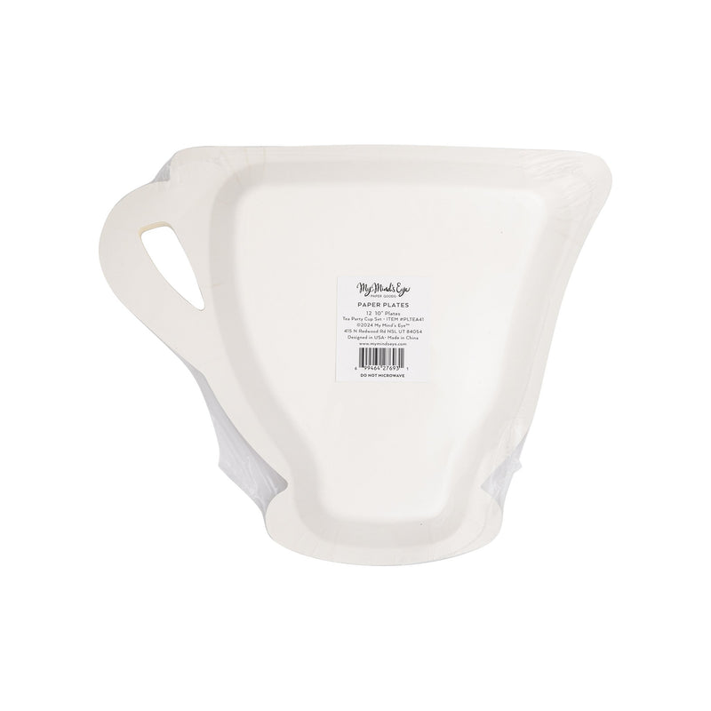 My Mind’s Eye - PLTEA41 - Tea Party Cup Shaped Paper Plate Set - 3 colors - Lemon And Lavender Toronto