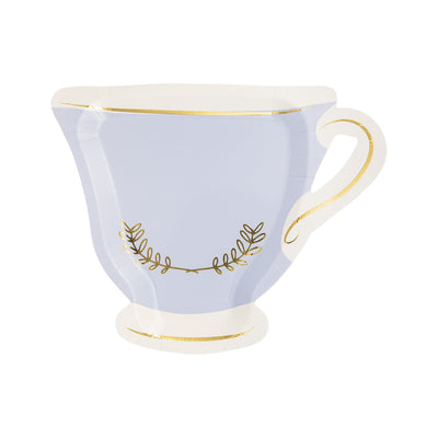 My Mind’s Eye - PLTEA41 - Tea Party Cup Shaped Paper Plate Set - 3 colors - Lemon And Lavender Toronto