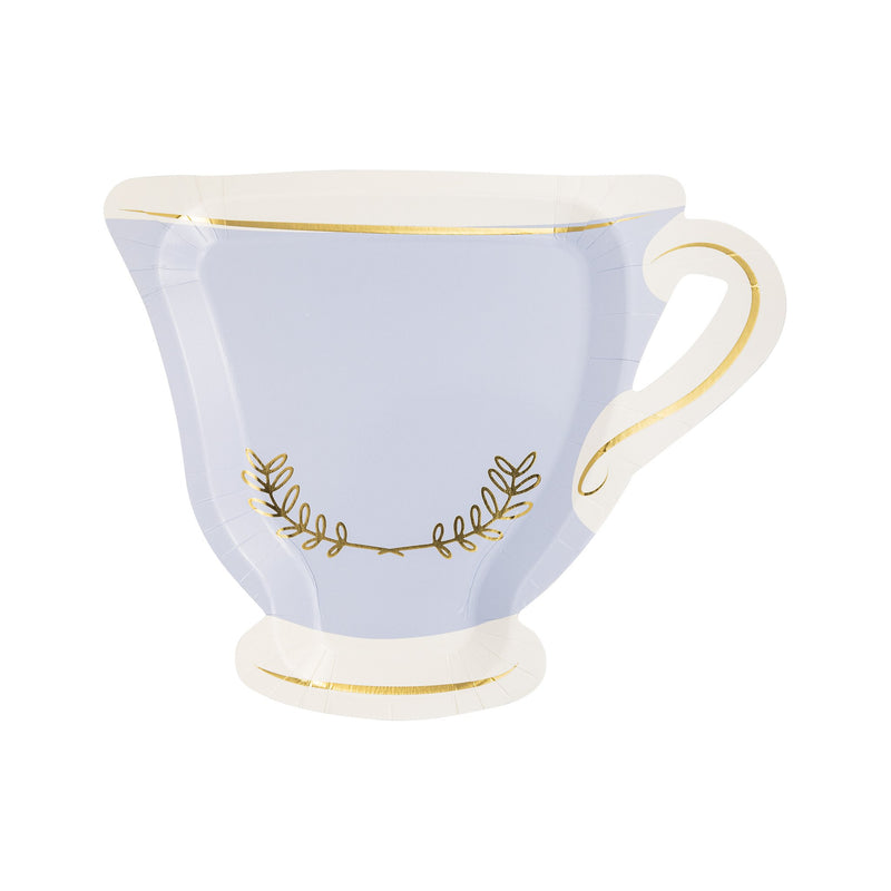 My Mind’s Eye - PLTEA41 - Tea Party Cup Shaped Paper Plate Set - 3 colors - Lemon And Lavender Toronto