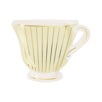 My Mind’s Eye - PLTEA41 - Tea Party Cup Shaped Paper Plate Set - 3 colors - Lemon And Lavender Toronto