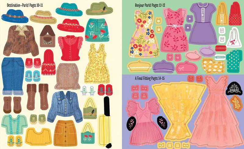 My Sticker Dress-Up: Fashionista - Lemon And Lavender Toronto