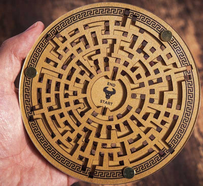The Minotaur's Labyrinth Puzzle