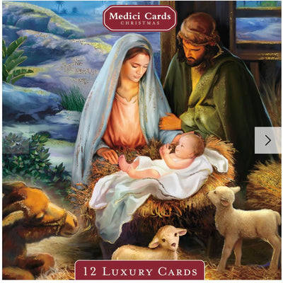 Nativity 12 Luxury Card Box - Lemon And Lavender Toronto