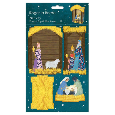 Nativity Diorama Pop And Slot 3D Advent Calendar by Roger La Borde - Lemon And Lavender Toronto