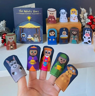 Nativity Finger Puppet Set - Lemon And Lavender Toronto