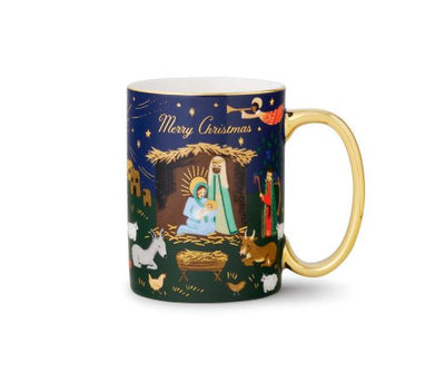 Nativity Scene Christmas Mug - Lemon And Lavender Toronto