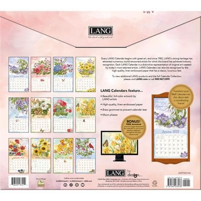 Nature’S Grace Wall Calendar 2025 - Lemon And Lavender Toronto