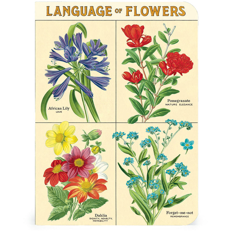Language of Flowers Mini Notebook