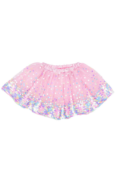 Neon Pink Party Fun Sequins Skirt - Lemon And Lavender Toronto