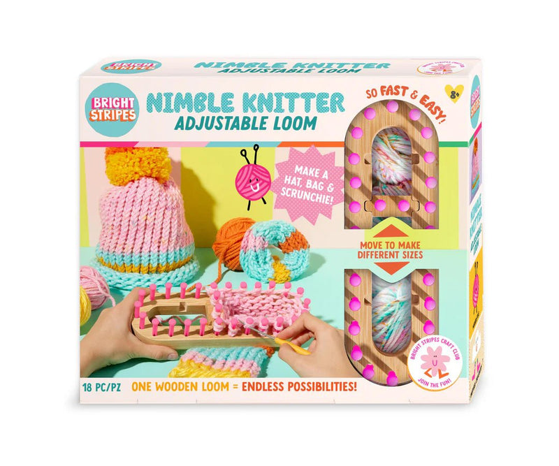 Nimble Knitter Adjustable Loom - Lemon And Lavender Toronto