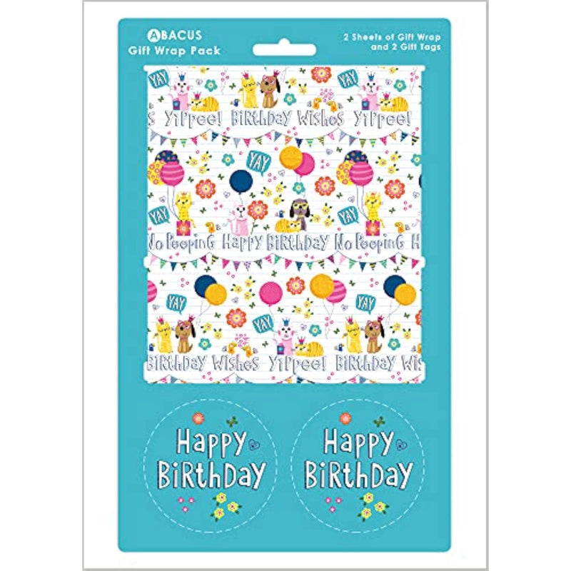 Birthday Gift Wrap Pack