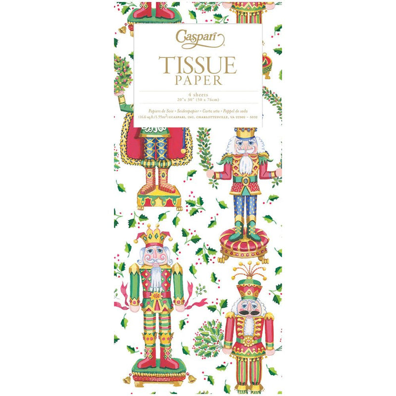 Nutcracker Christmas White Tissue Pack - 4 Sheets - Lemon And Lavender Toronto