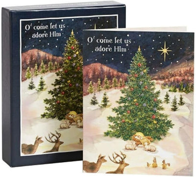 O Come let us Adore Him Boxed Christmas Cards - Lemon And Lavender Toronto