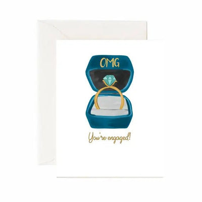 Omg You're Engaged - Greeting Card - Lemon And Lavender Toronto