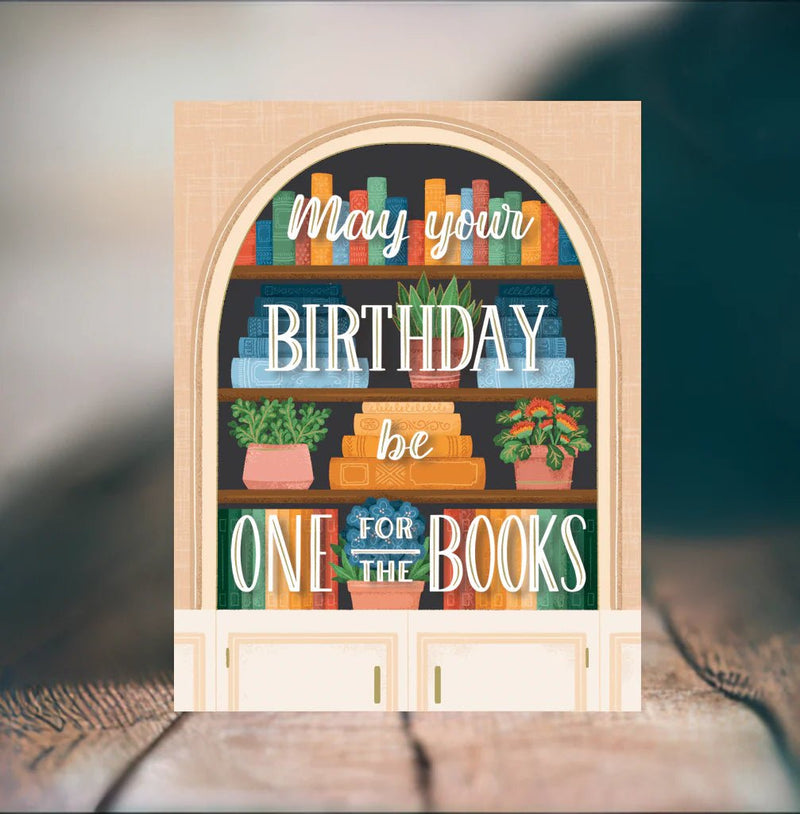 One For The Books Birthday Card - Lemon And Lavender Toronto