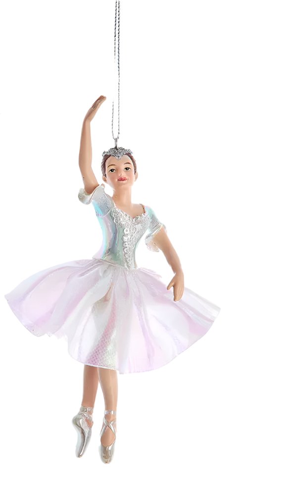 Opalescent Ballerina Ornaments, 2 Assorted - Lemon And Lavender Toronto