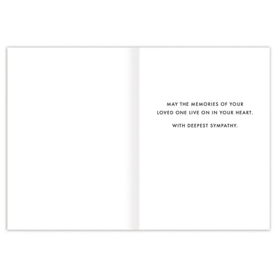 Part of You Sympathy Card - Lemon And Lavender Toronto