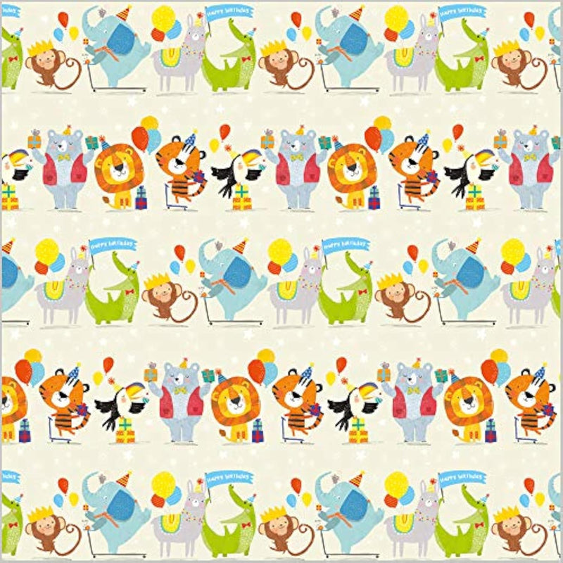 Party Animals Gift Wrap Pack - Lemon And Lavender Toronto