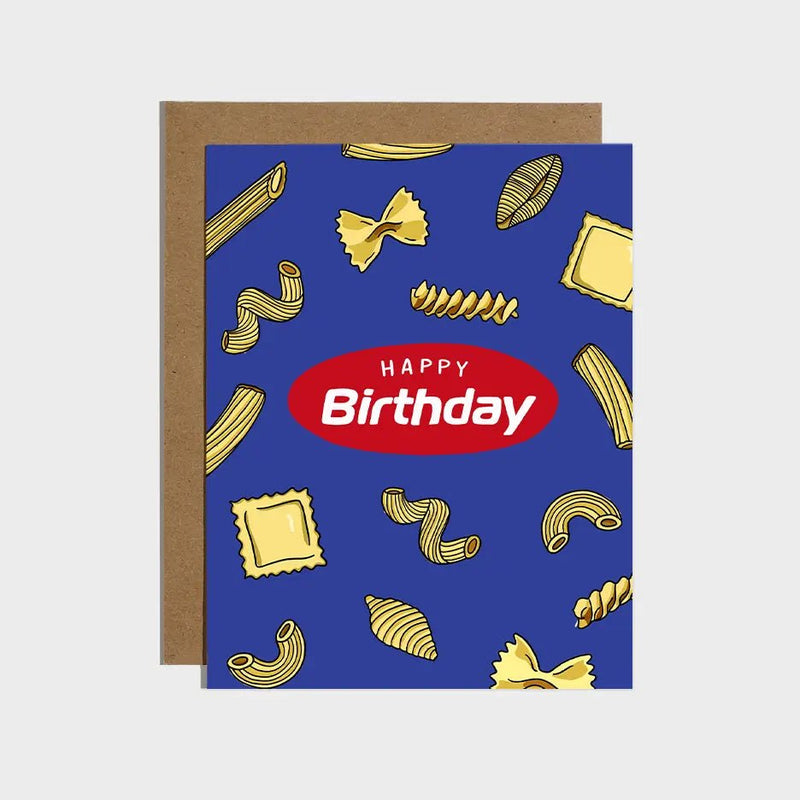 Pasta Birthday Card - Lemon And Lavender Toronto