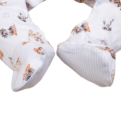 Little Paws Printed Sleepsuit