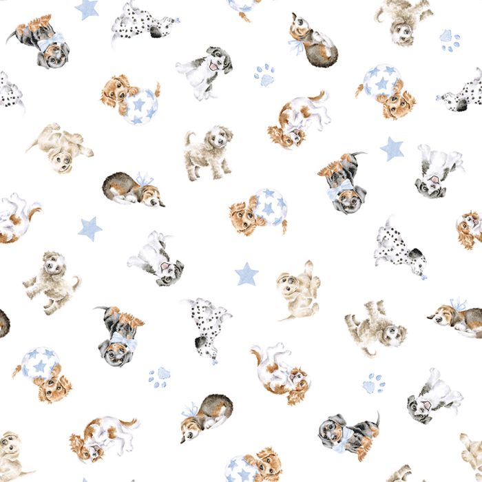 Little Paws Printed Sleepsuit