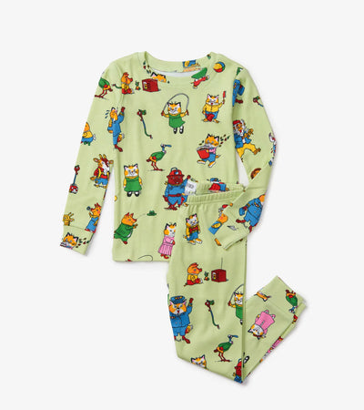 Richard Scarry's Busy World - Flat Pack Pajama Set With Book