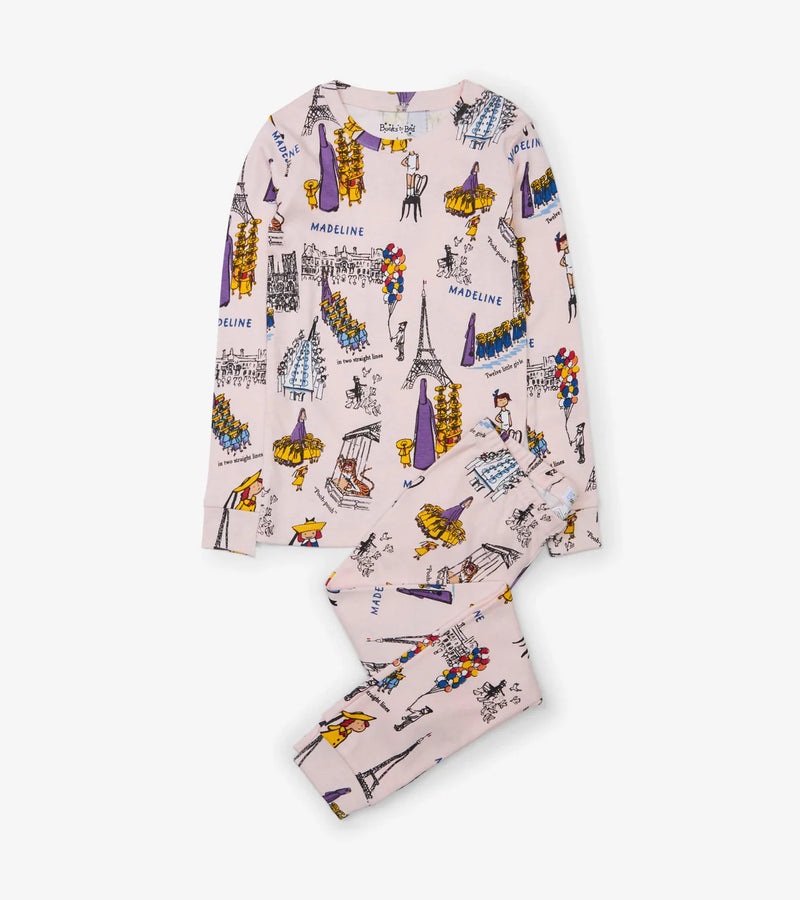 Madeline - Hanging Pajama Set With Book