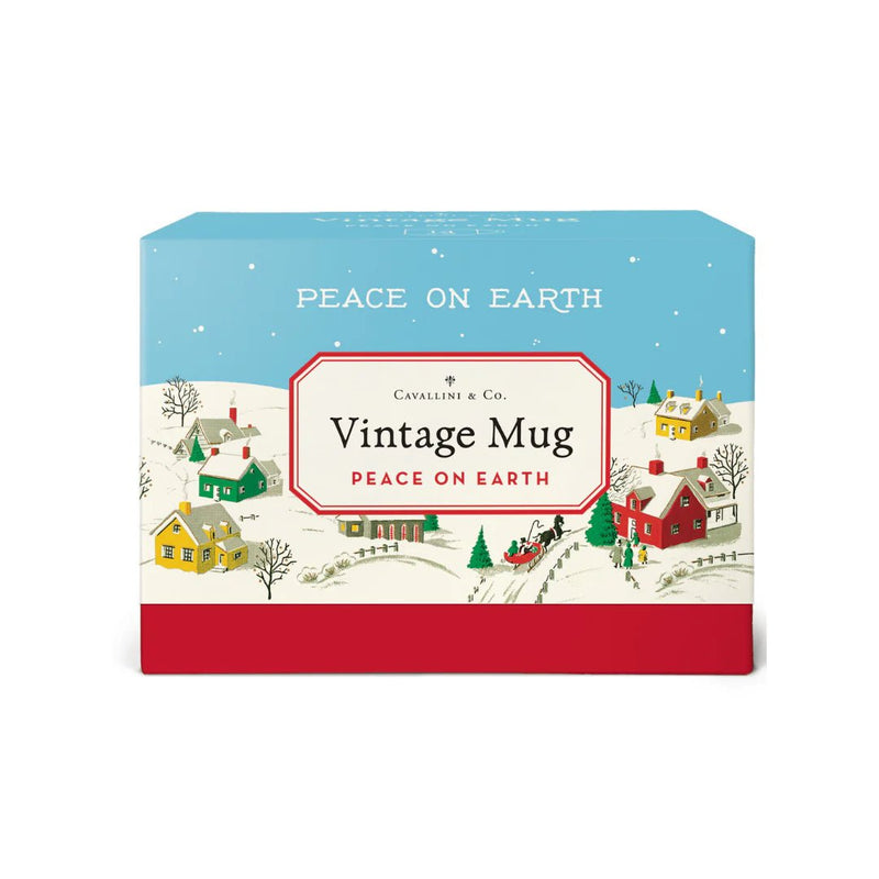 Peace On Earth Cavallini Vintage Mug - Lemon And Lavender Toronto