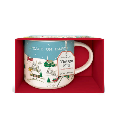 Peace On Earth Cavallini Vintage Mug - Lemon And Lavender Toronto