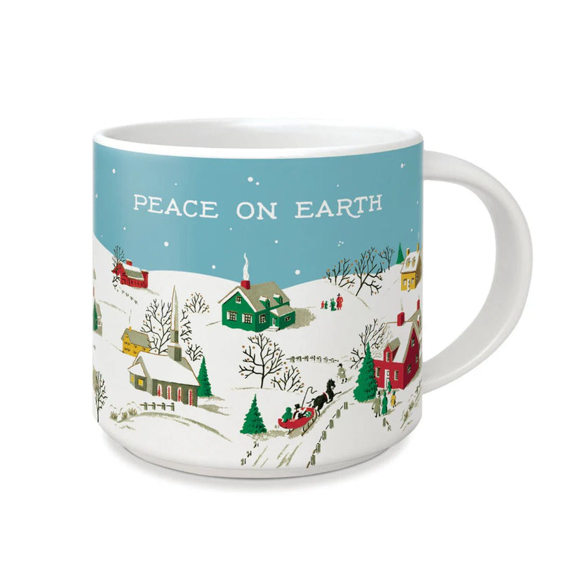 Peace On Earth Cavallini Vintage Mug - Lemon And Lavender Toronto