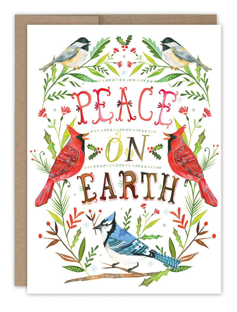 Peace On Earth Holiday Card - Lemon And Lavender Toronto