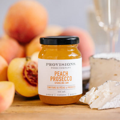 Peach Prosecco Sparkling Jam - Provisions Food Company - Lemon And Lavender Toronto