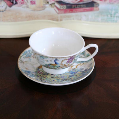 Peacock Teacup In a Gift Box - Lemon And Lavender Toronto