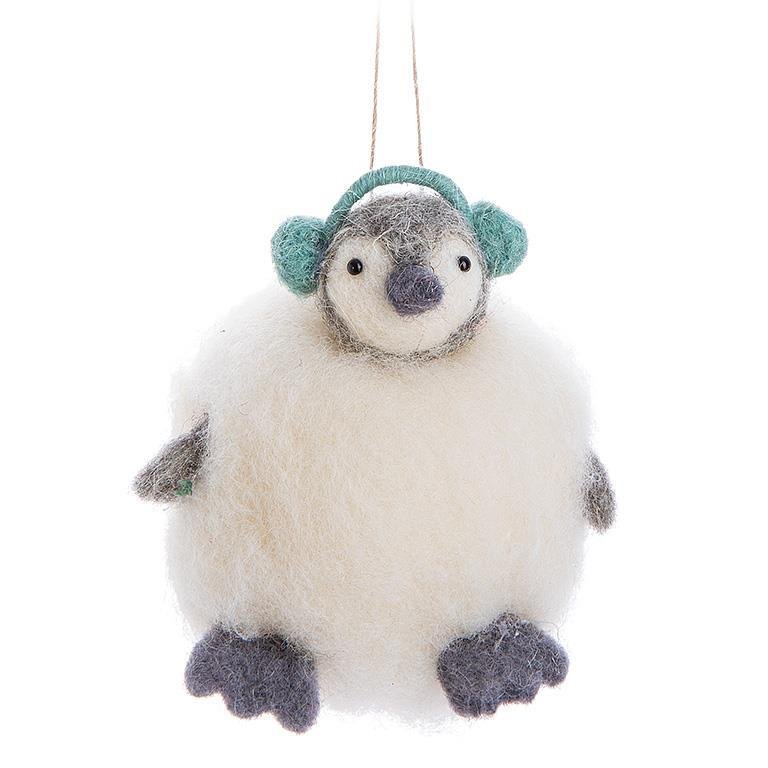 Penguin in Snowball Ornament - Lemon And Lavender Toronto