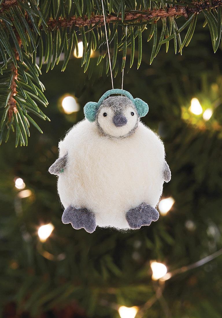 Penguin in Snowball Ornament - Lemon And Lavender Toronto