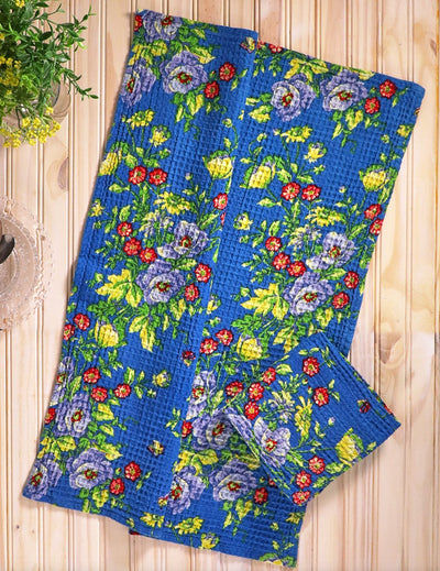 Penny's Patio Blue Tea Towel Set of 2 - April Cornell - Lemon And Lavender Toronto