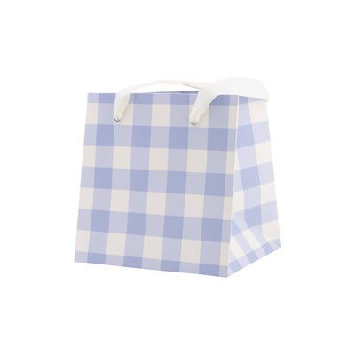 Periwinkle Gingham Gift Bag Set - Lemon And Lavender Toronto