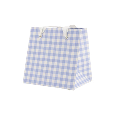 Periwinkle Gingham Gift Bag Set - Lemon And Lavender Toronto