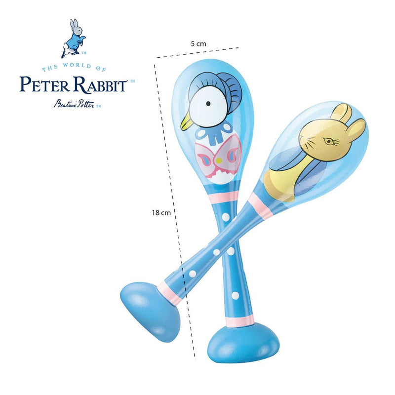 Peter Rabbit™ Maraca Set - Lemon And Lavender Toronto