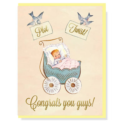 Plot Twist! Congrats You Guys! Card - Lemon And Lavender Toronto