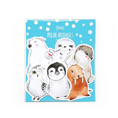 Polar Animal Sticker Set - Lemon And Lavender Toronto