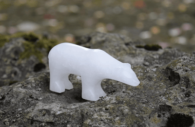 Polar Bear Soapstone Sculpture Carving DIY - Made in Canada - Lemon And Lavender Toronto