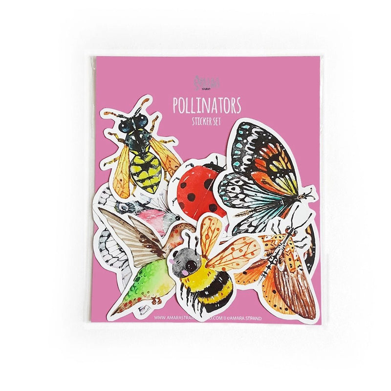 Pollinators Sticker Sticker Set - Lemon And Lavender Toronto