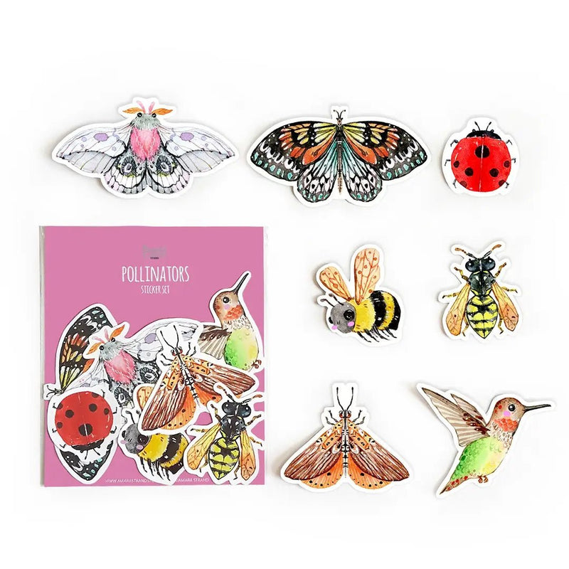 Pollinators Sticker Sticker Set - Lemon And Lavender Toronto