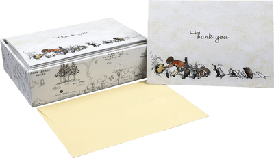 Pooh Bear Thank You Notes - Lemon And Lavender Toronto