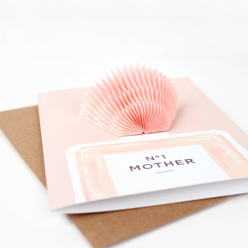 Pop - up Card - No. 1 Mother - Lemon And Lavender Toronto